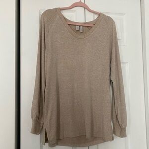 Zella Tan Long Sleeve Top